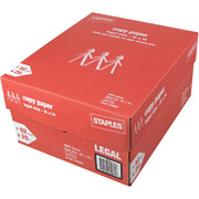 Staples Copy Paper, 8 1/2" x 14", Case