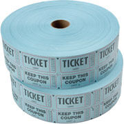 Staples Double Ticket Roll, 2 Rolls