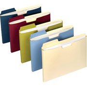 Staples File Folder Pockets, Assorted, Letter