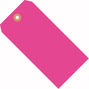 Staples Fluorescent Pink Shipping Tags, #5, 4-3/4" x 2-3/8"