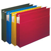 Staples Hanging File Pockets, Letter, Assorted Colors, 4/Box