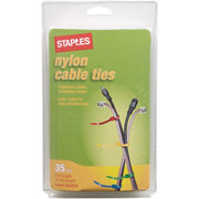 Staples Heavy-Duty Cable Ties, 35/Pack