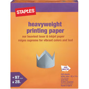 Staples Heavyweight Printing Paper, 8 1/2" x 11", Ream
