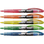 Staples Hype! Liquid Highlighters, Assorted, 5/Pack