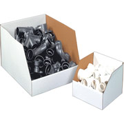 Staples Jumbo Open Top Bin Boxes, 10" x 12" x 8"