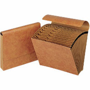 Staples Kraft Expanding Files w/ Flap Closure, Letter, A-Z Index, 21 Pockets, Each