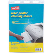Staples Laser Printer Cleaning Sheets