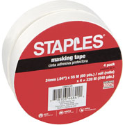 Staples Masking Tape, 1" x 60 Yards