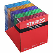 Staples Mini 3" Slim Jewel Cases, 25/Pack