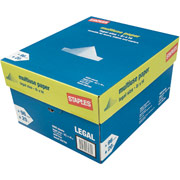 Staples Multiuse Paper, 8 1/2" x 14", Case