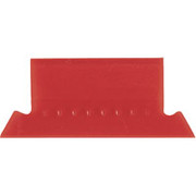 Staples Plastic Tabs, Red, 2" x 5/8", 25/Pack