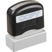 Staples Pre-Inked Stamper,  "Copy", Blue Ink