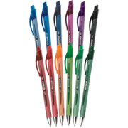 Staples Sonix Retractable Gel-Ink Pens, Medium Point, Assorted, Dozen