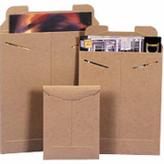 Staples StayFlat Kraft Mailers, 11" x 13-1/2"