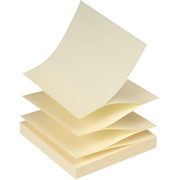 Staples Stickies 3" x 3" Yellow Pop-up Notes