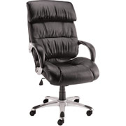 Staples Stratton Black Leather Executive Chair