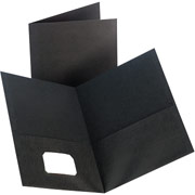 Staples Twin-Pocket Portfolios, Black