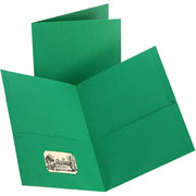 Staples Twin-Pocket Portfolios, Green