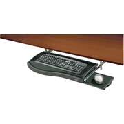 Staples Under-Desk Deluxe Keyboard Drawer with Gel Wrist Rest
