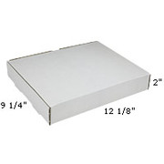 Staples White Corrugated Mailers, 12-1/8" x 9-1/4" x 2"