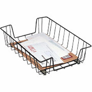 Staples Wire-Formed Letter-Size Tray, Black