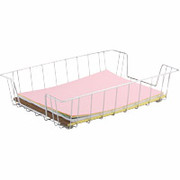 Staples Wire-Formed Letter-Size Tray, Chrome