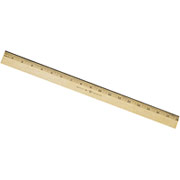 Staples18" Wood Ruler, Beveled Edge