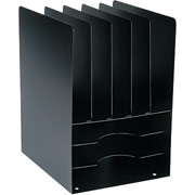 Steelmaster Horizontal/Vertical Steel Organizer, 5 Vertical/3 Horizontal