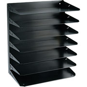 Steelmaster Legal-Size Metal Horizontal Organizer, 7 Tiers