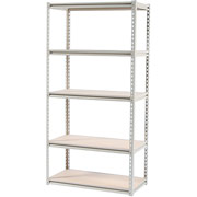 Stur-D-Stor Shelving, Vertical 5-Shelf: 72"H x 36"W x 18 1/2"D