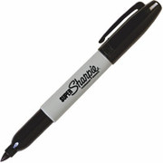 Super Sharpie Permanent Markers, Bold Point, Black, Each