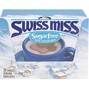 Swiss Miss Hot Cocoa Mix, No Sugar Added, 24/Box
