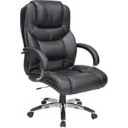 Techni Mobili Black High-Back Big & Tall Manager's Chair