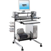 Techni Mobili Space Saving Computer Desk, Espresso