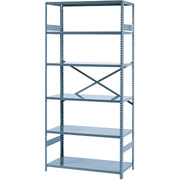 Tennsco 6-Shelf Commercial Shelving, 18"D