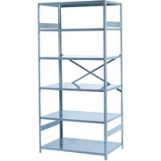 Tennsco 6-Shelf Commercial Shelving, 24"D