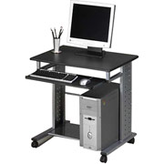 Tiffany Industries Empire Mobile Computer Desk, Gray Finish