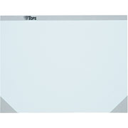 Tops Blue Desk Pad with Gray Binding, 17" x 22", 50 Sheets