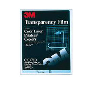Transparency Film without Sensing Strip for Color Laser Printer/Copier by 3M, CG3700, 50/Pack