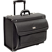 U.S. Luggage Ballistic-Look Rolling Computer/Catalog Case
