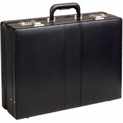 U.S. Luggage Leather-Look Expandable Attache