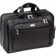 U.S. Luggage™ Full-Grain Leather "Smart Strap" Computer Case