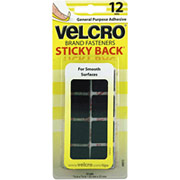 VELCRO Brand STICKY BACK Fasteners, Black
