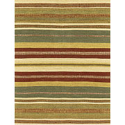 Veranda Collection 4' x 6' Rug, Green/Multi-