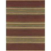 Veranda Collection 4' x 6' Rug, Rust/Multi