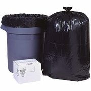 Webster ReClaim 40-45 Gallon, Extra Heavy Strength, 100% Recycled Can Liners, 100/Box