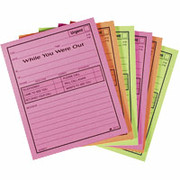 "While You Were Out" Message Pads, Assorted Neon Colors