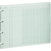 Wilson Jones Single Page Columnar Sheets, 9 1/4" x 11 7/8", 8 Columns