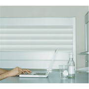 Window Blinds Look Glass Window Film, 24" x 36"