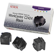 Xerox 108R00663 Black Solid Ink, 3/Pack